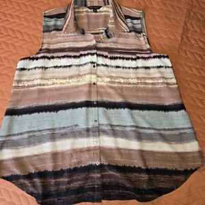 Investments Multicolor Striped Blouse